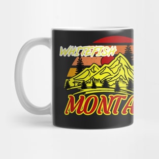 whitefish montana men women boy girl friends Mug